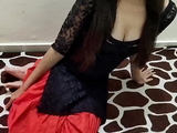 Indian Girlfriend seducing boyfriend to fuck her, teenage gf sneaks her boyfriend into her room to fuck, hard sex, saara