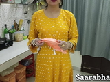 hot Indian stepmom got caught with condom before hard fuck in closeup in Hindi audio. HD sex video
